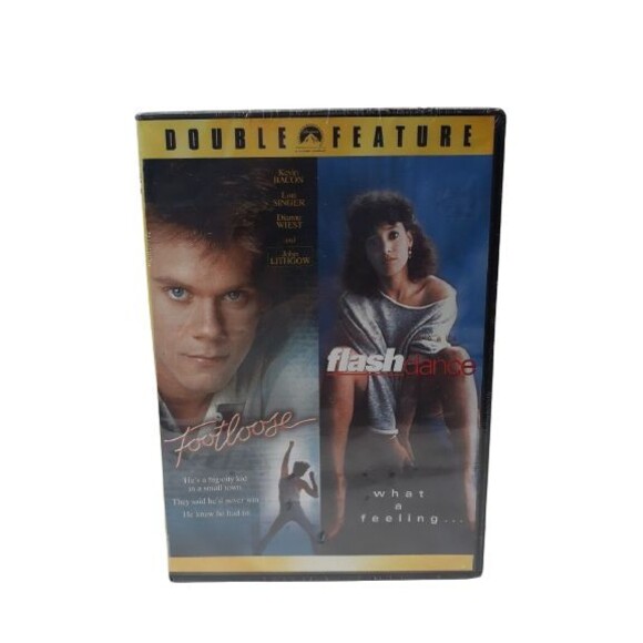 Other - Footloose (1984) Kevin Bacon and Flashdance (1983) Jennifer Beals DVD - New